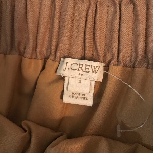 JCrew wool camel skirt with pockets, size 4 - Picture 2 of 3